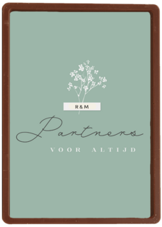 partners voor altijd met deze mooie kaart