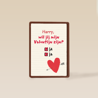 Wil jij mijn valentijn zijn naam