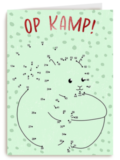 Op Kamp Puzzel kaart