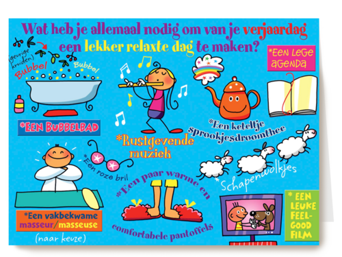 een relaxte verjaardag
