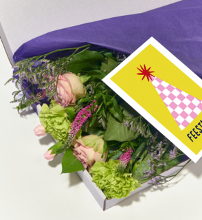 Brievenbus Bloemen Pink Touch