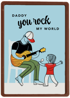 Vaderdagkaart daddy you rock my world