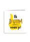 succes kaart ik duim voor je