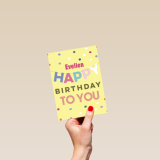 slinger gefeliciteerd vrouw