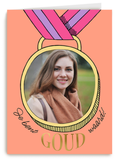 Jij bent goud waard fotokaart