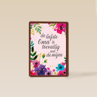 De liefste oma is toevallig wel de mijne