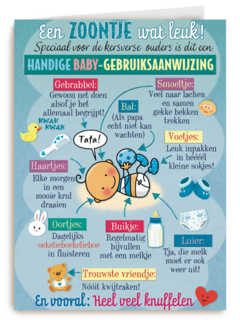 smile kaart baby gebruiksaanwijzing voor een zoon