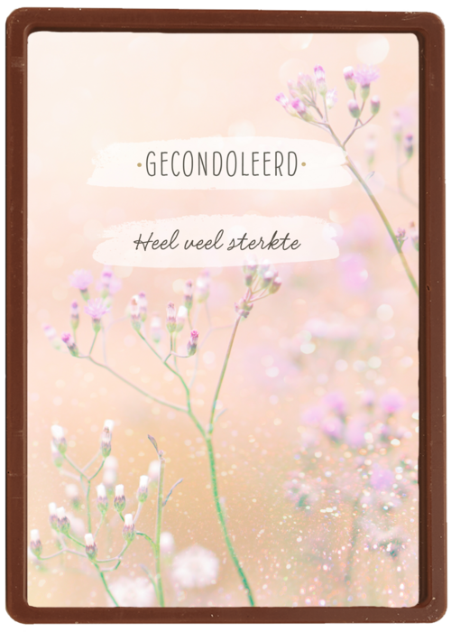 Gecondoleerd Heel veel sterkte