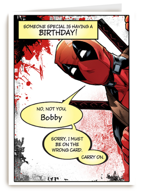 Deadpool Someones special birthday