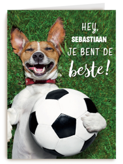 motivatiekaart met de tekst jij bent de beste