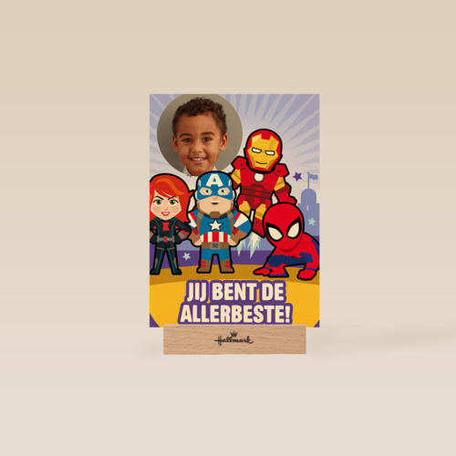 Marvel kaart jij bent de allerbeste
