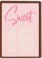 Verjaardagskaart Sweet 16 roze bloemen