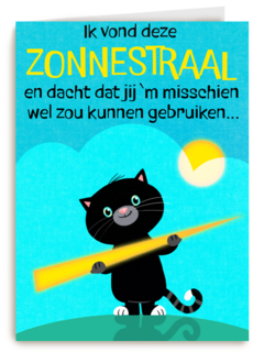 Beterschapskaart zonnestraal