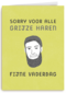 vaderdag kaart grijze haren
