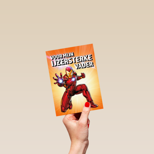 Vaderdagkaart Ironman voor mijn ijzersterke vader