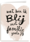 zomaar kaart wat ben ik blij met familie zoals jij
