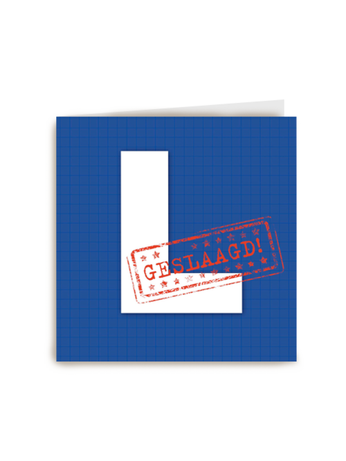 lesauto stempel geslaagd