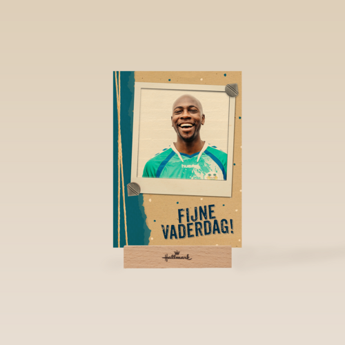 Vaderdagkaart Polaroidfoto