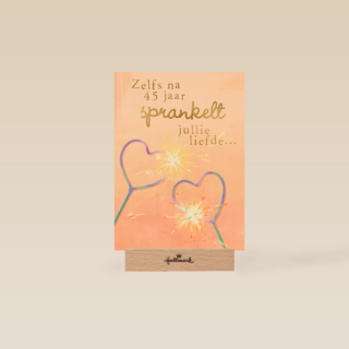 Zelfs na 45 jaar sprankelt de liefde