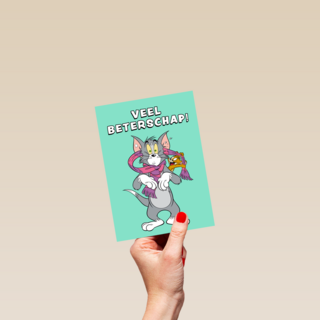 Veel beterschap Tom en Jerry