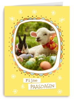 Pasen Vrolijke paasdagen lammetje