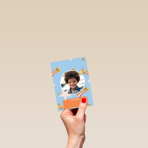 Communie Lentefeest uitnodiging fotokaart