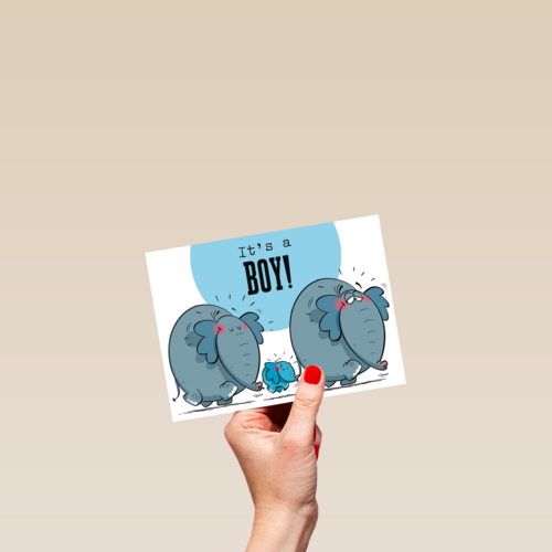 funny mail its a boy