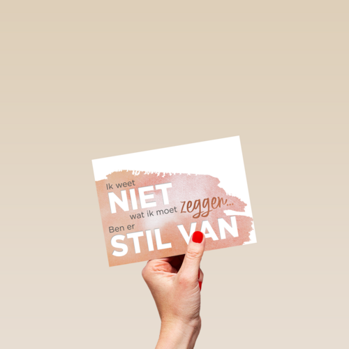 ik weet niet wat ik moet zeggen