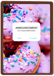 verjaardag kaart hip it is your birthday poll