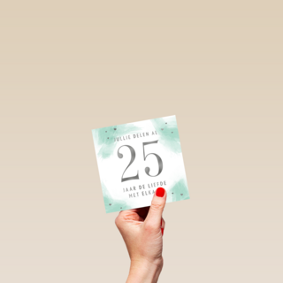 jullie delen al 25 jaar de liefde met elkaar