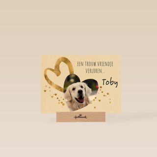 Condoleance huisdier foto