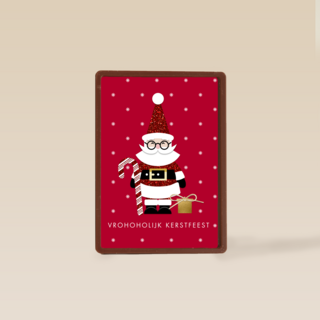 kerstkaart klassiek vrohoholijk kerstfeest