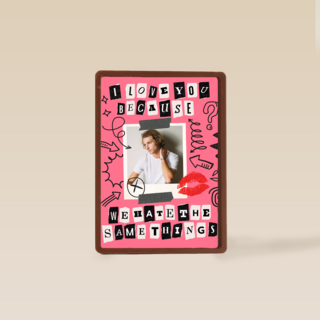 Plakboek valentijn fotokaart