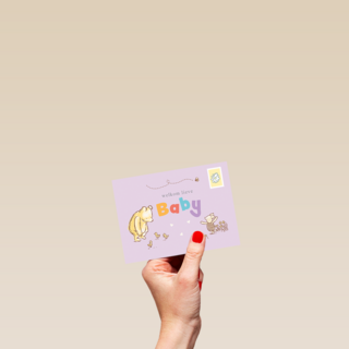 Winnie The Pooh welkom lieve baby