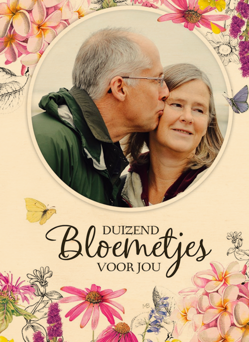 moederdag fotokaart marjolein bastin duizend bloemetjes voor jou