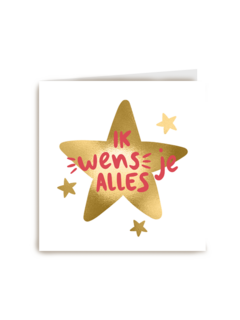 nieuwjaar kaart ik wens je alles