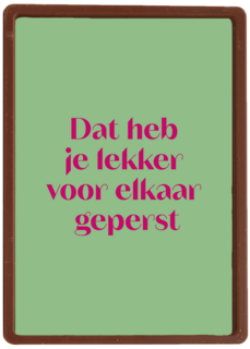 &C Dat heb je lekker voor elkaar geperst