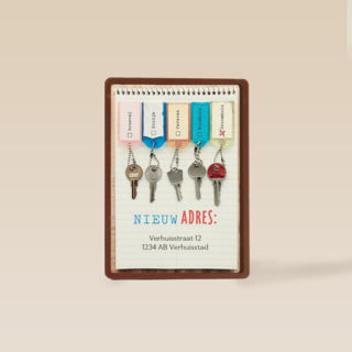 verhuizen nieuw adres verhuisbericht notitie
