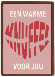 Sterkte kaart een warme knuffel voor jou