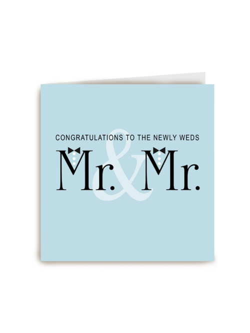 huwelijk kaarten mr and mr