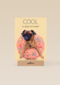 Op kamp kaart Cool hondje met donut