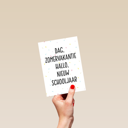 dag zomervakantie
