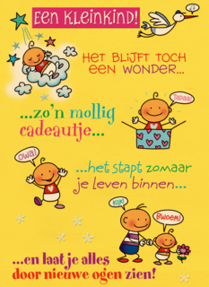 een kleinkind blijft een wonder