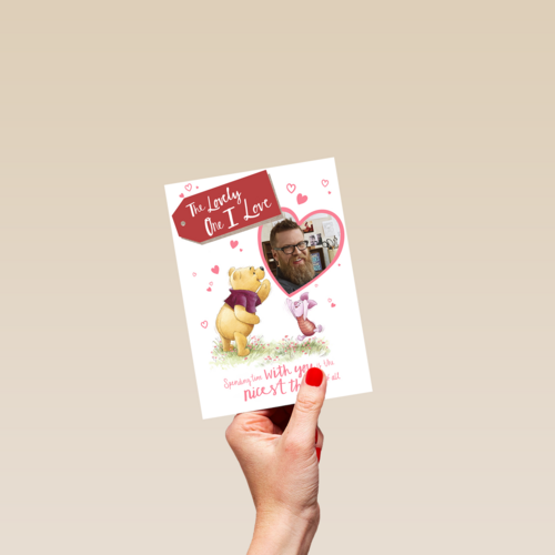 Valentijnskaart foto Winnie the Pooh