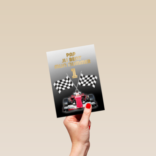 Pap jij bent mijn nummer 1 formule 1