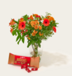 Boeket Bloemen Emmanuel met Cote dOr Bouchee
