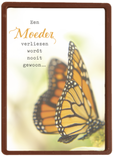een moeder verliezen wordt nooit gewoon