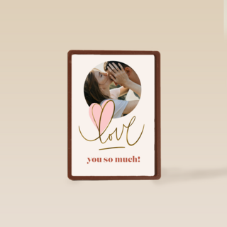 Love you so much fotokaart