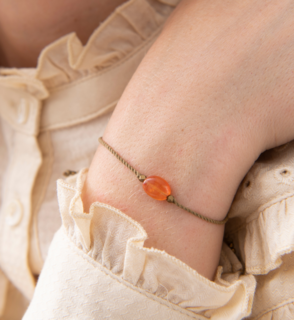 A Beautiful Story Courage Armband Carneool