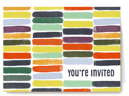 You&sbquo;&Auml;&ocirc;re Invited Kleurrijke Strepen